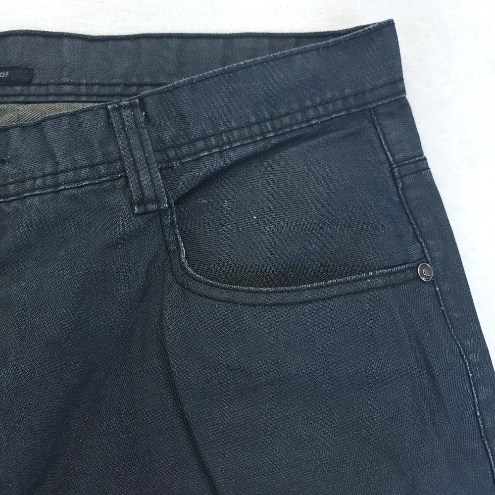 Southpole Jeans Dark Wash Black Denim Loose Baggy Size 42x32 (38x29.5) VTG